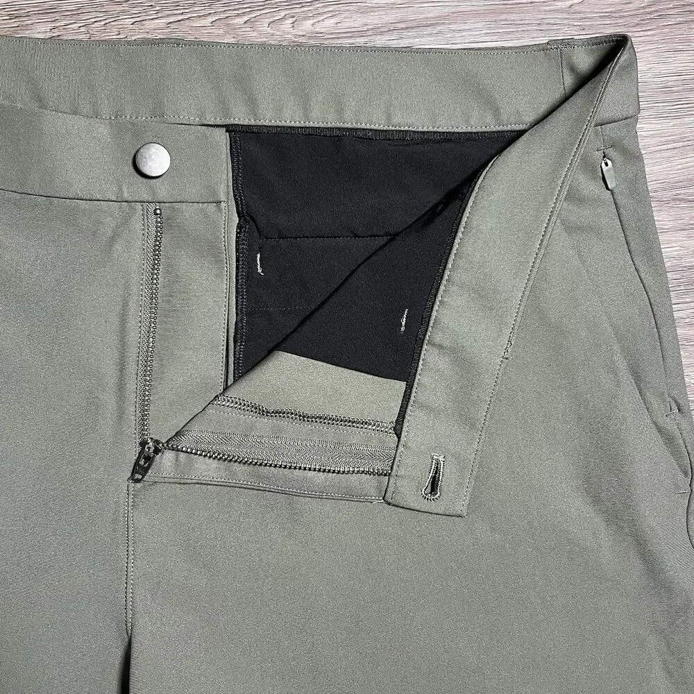 Lululemon ABC Classic-Fit Trouser Men’s 38x30 Army Green Warpstreme LM5AO5S EUC